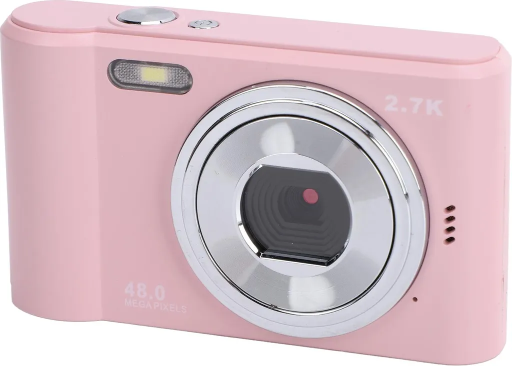 Compact numérique enfant Roseate écran 2,4 pouces 48MP zoom 8x et 2,7K