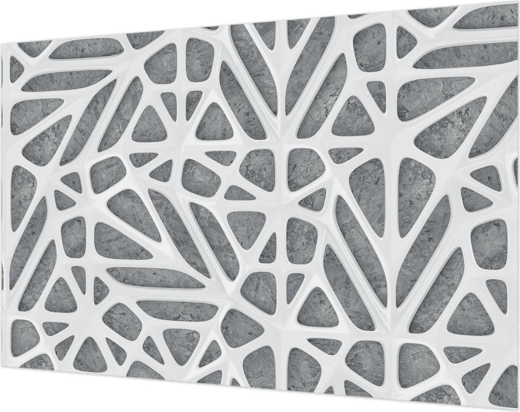 Wandtapete - Dekorative Tapete für Wohnzimmer- Tapetenfolie für Wanddekoration - 104x70 cm - Geometrisches Netzwerk