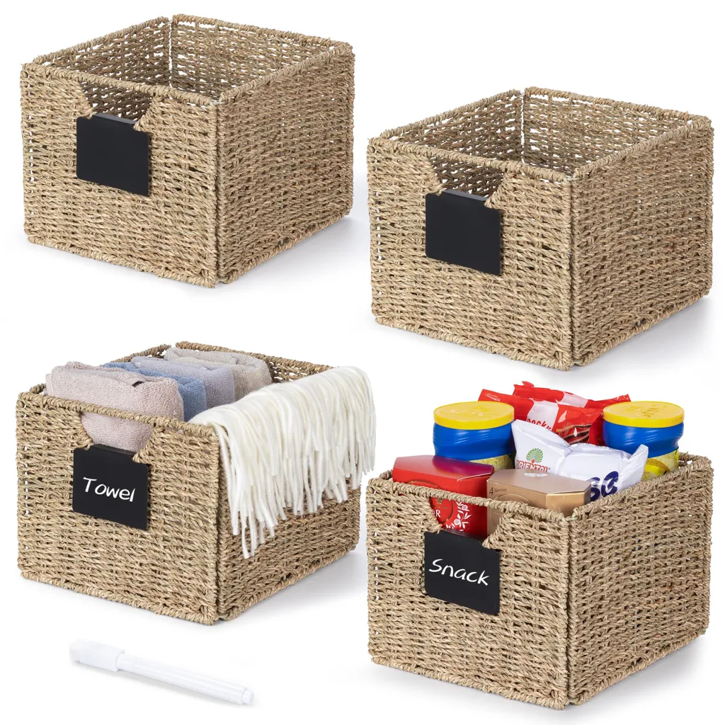 Boîte de rangement pliable lot de 4 : finissez-en avec le désordre
