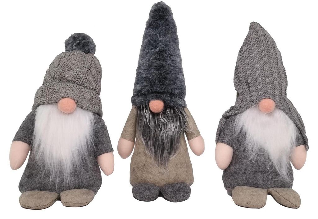 Hausleben, ensemble de 3 figurines "Winterwichtel" de 25 cm Image du produit 