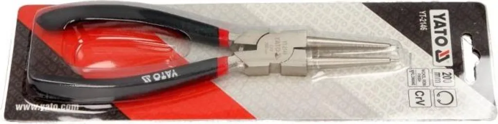 YATO YT-2146 Pinza per Anelli Elastici Interni 200mm | DIN 5256 - 4
