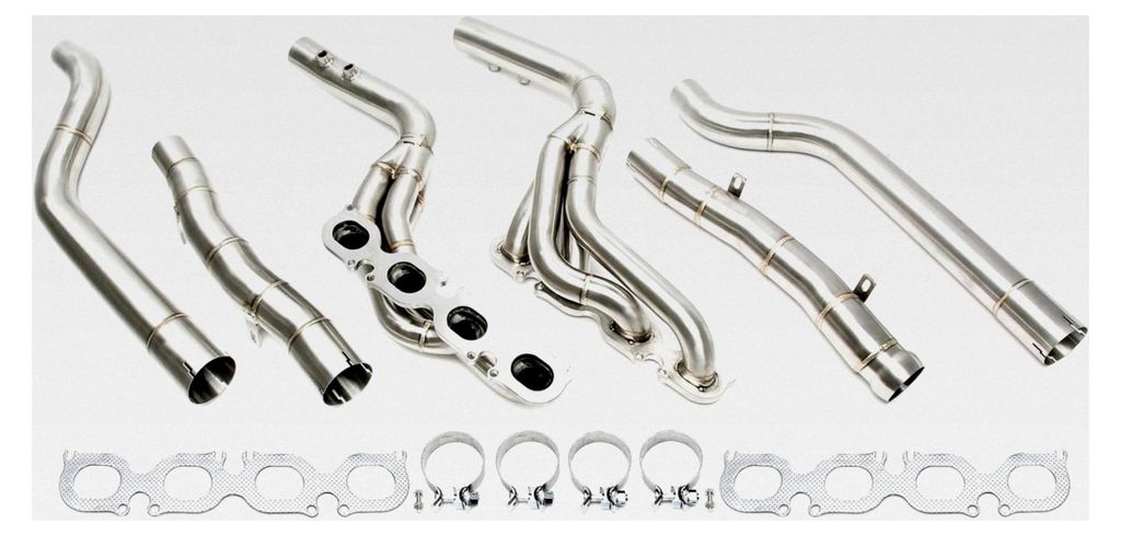 Fächerkrümmer aus Edelstahl