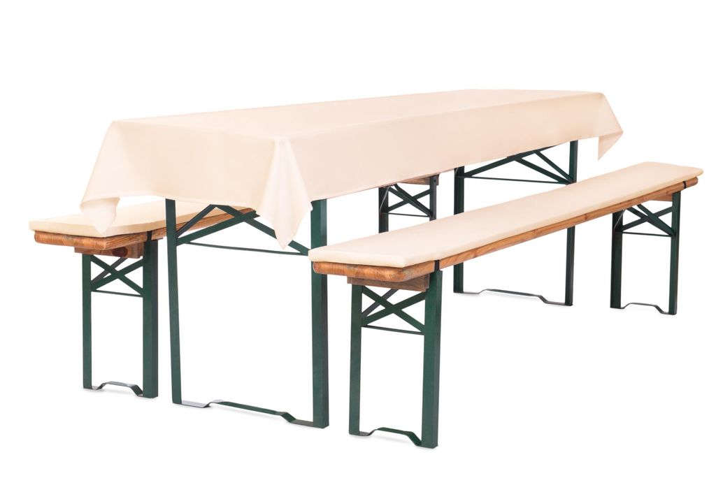 TexDeko Bierbankauflage gepolstert 220x25x2cm waschbar mit Produktbild 