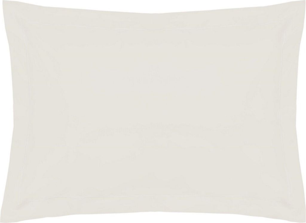 Belledorm Oxford-Kissenbezug, Fadenzahl 200, ägyptische Baumwolle BM118 (Einheitsgröße) (Elfenbein)