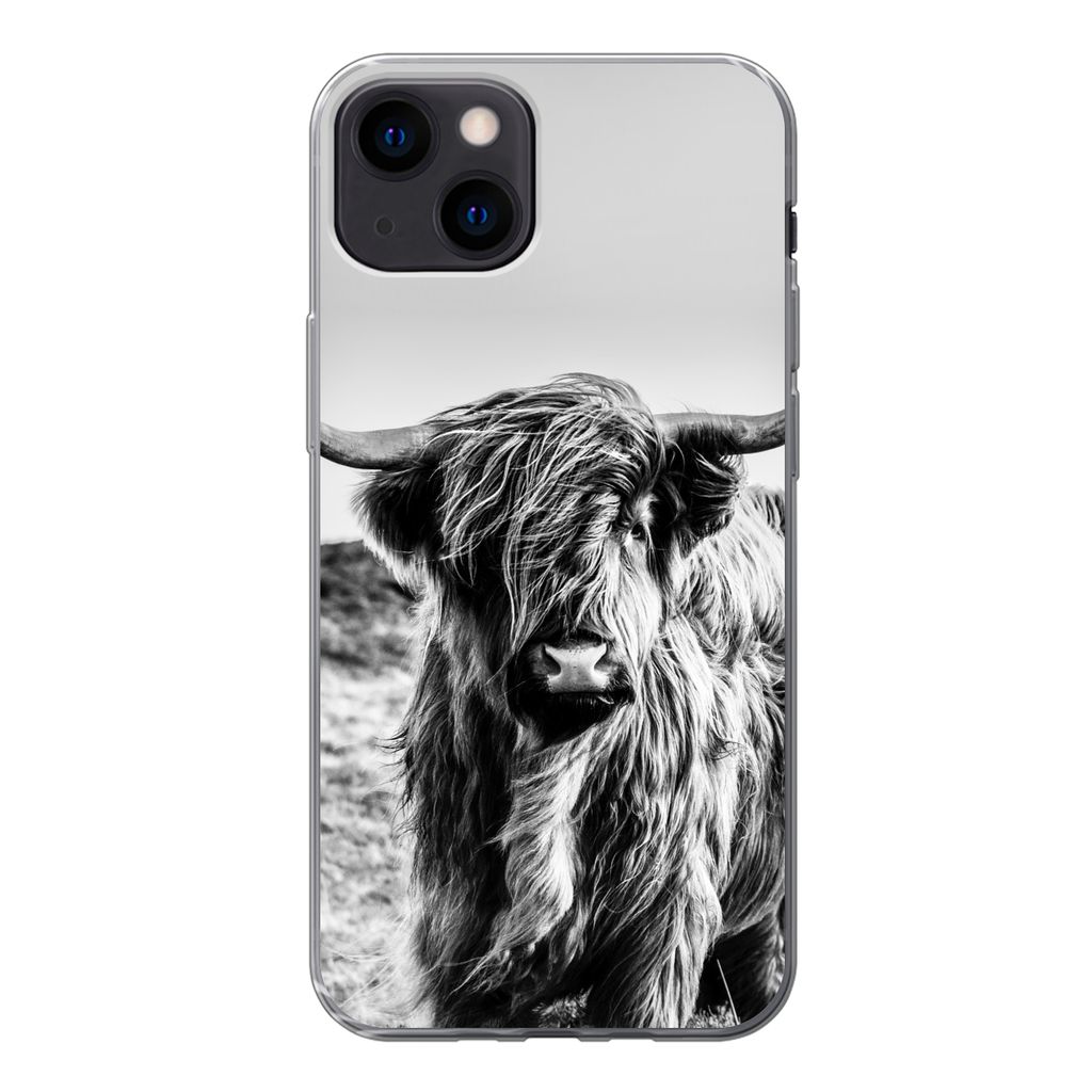 MuchoWow® Handyhülle Schutzhülle Hülle für iPhone 13 Kuh - Produktbild 