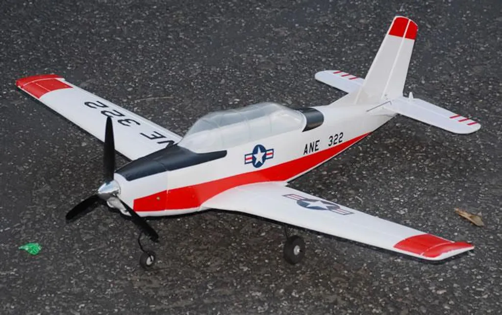 Avion T-34 MENTOR RTF SAPAC SP-A001A avec Système 4 Canaux Stable