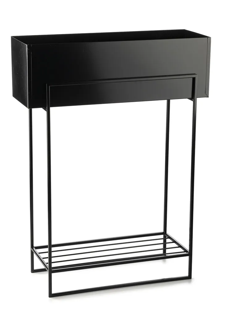 Support de plante intérieur LOFT 82 cm - Porte-fleurs métal pour salon
