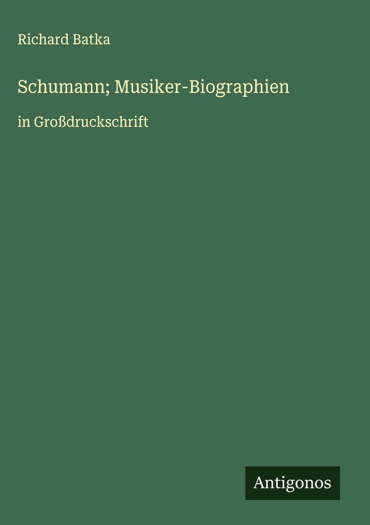 Schumann Musiker-Biographien
