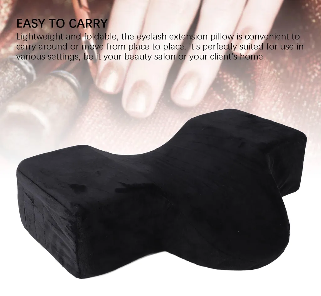 Support de nuque pour extension de cils, coussin en mousse ergonomique - 5