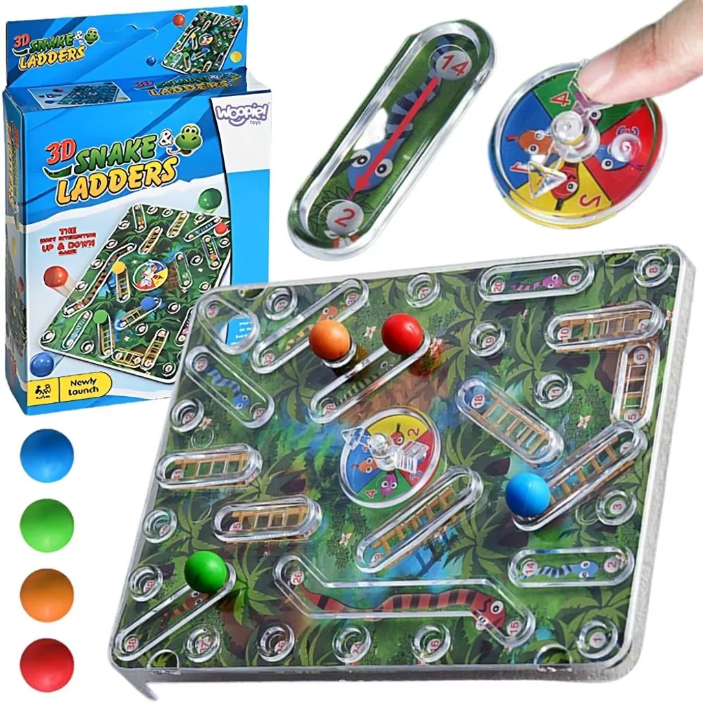 Jeu Échelles et Serpents 3D Woopie : Fini l'Ennui pour vos Enfants