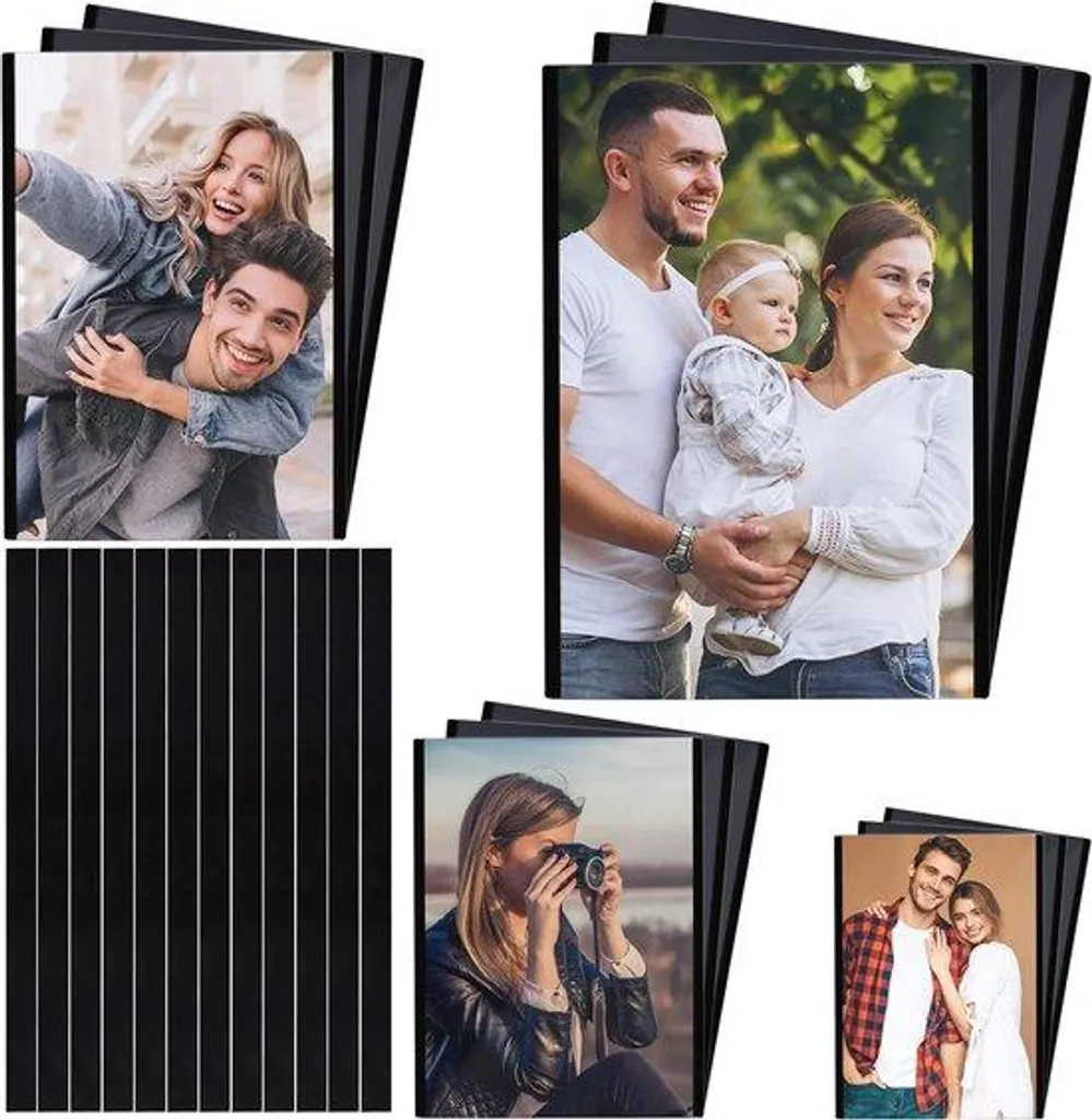 Pochettes magnétiques anti-glisse pour frigo - Stop aux papiers qui tombent