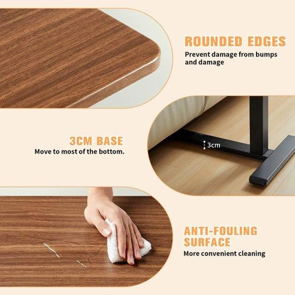 Dites Adieu au Mal de Dos avec cette Table Réglable Assis-Debout Mobile - 5