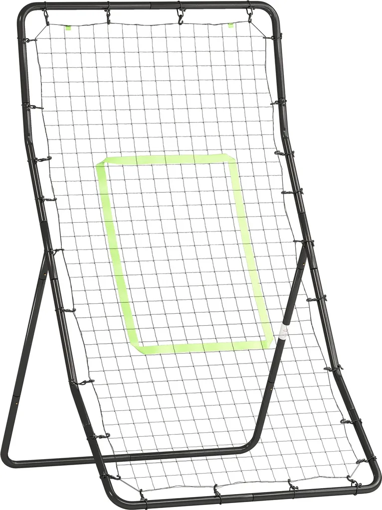 Filet de Rebond Football de 75 x 126 cm - Panneau d'Entraînement Noir PE