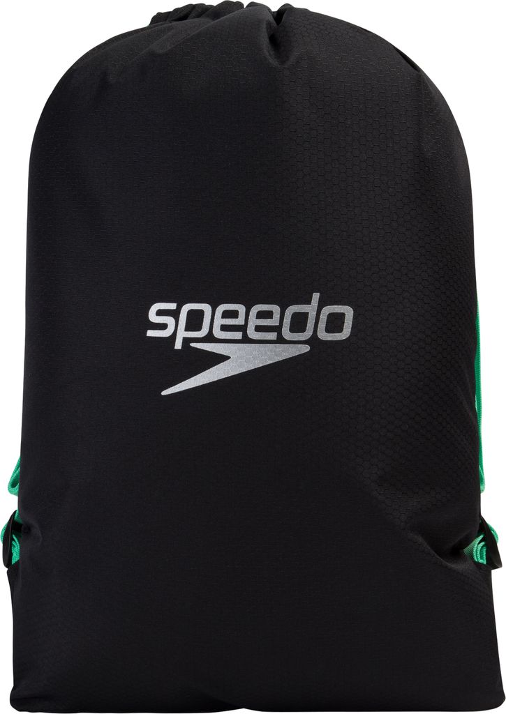 Speedo Schwimmtasche wasserdicht - Pool Bag 15 Liter schwarz grün