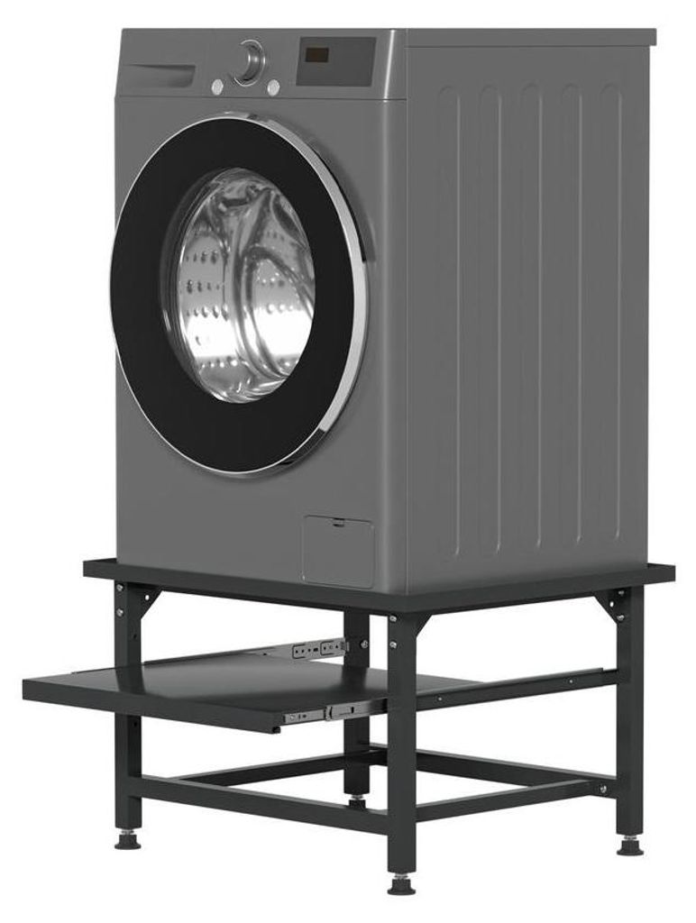 Hebitod Socle pour machine à laver noir Socle 63x54x42cm Image du produit 