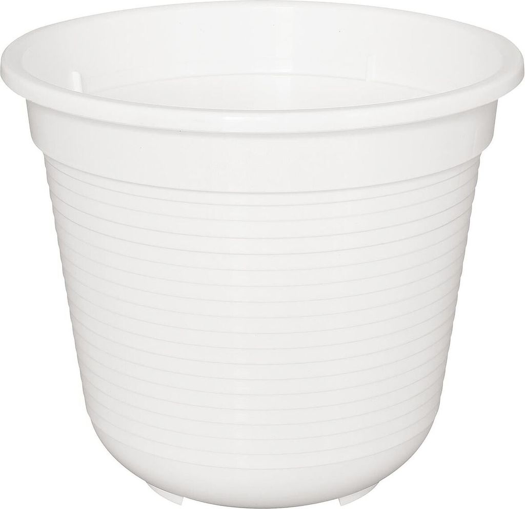 Geli Blumentopf STANDARD Weiß Ø 14 cm - Kunststoff