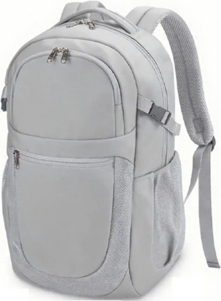 INF Backpack 20-35L Grigio - Zaino Viaggio e Sport Waterproof