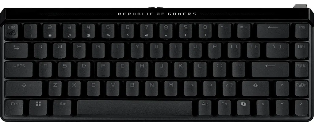 Clavier Gaming Magnétique Asus ROG Falchion Ace HFX Format 65% Noir