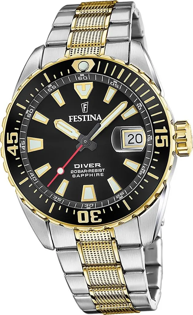 Orologio Uomo Festina The Originals Argento Oro Zaffiro D2UF20706/3