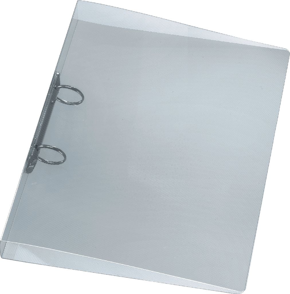 Ringbuch A4 2 Ringe 4cm transparent Packung mit 10 Stück