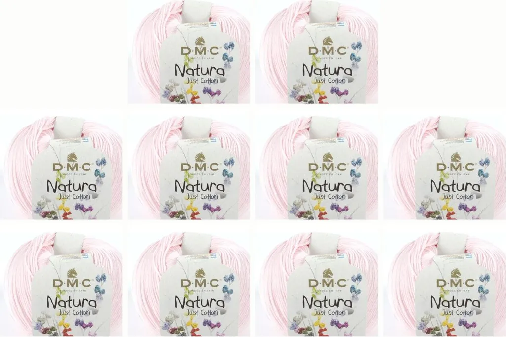Fil à tricoter 100% coton mat DMC Natura Just Cotton N06 x10 pièces