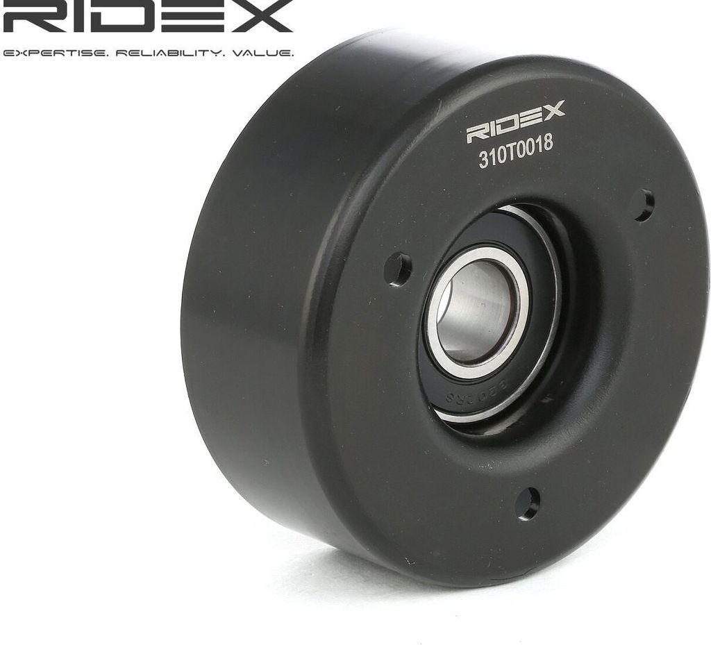 RIDEX 310T0018 Spannrolle Keilrippenriemen 80,0mm passend für MERCEDES-BENZ C-Klasse Limousine (W203) C-Klasse T-modell (S203) Stufenheck (W124) SLK