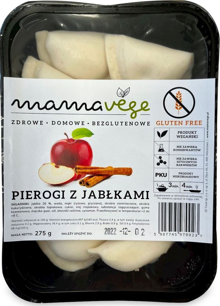 GLUTENFREIE APFELKNÖDEL 275 g - MAMA VEGE