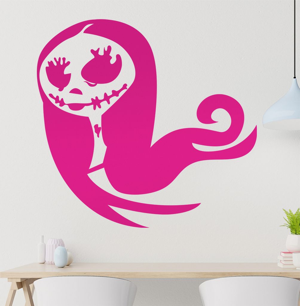 Monster Girl Wandtattoo in 6 Größen - Wandaufkleber Wall Sticker - Dekoration, Küche, Wohnzimmer, Schlafzimmer, Badezimmer