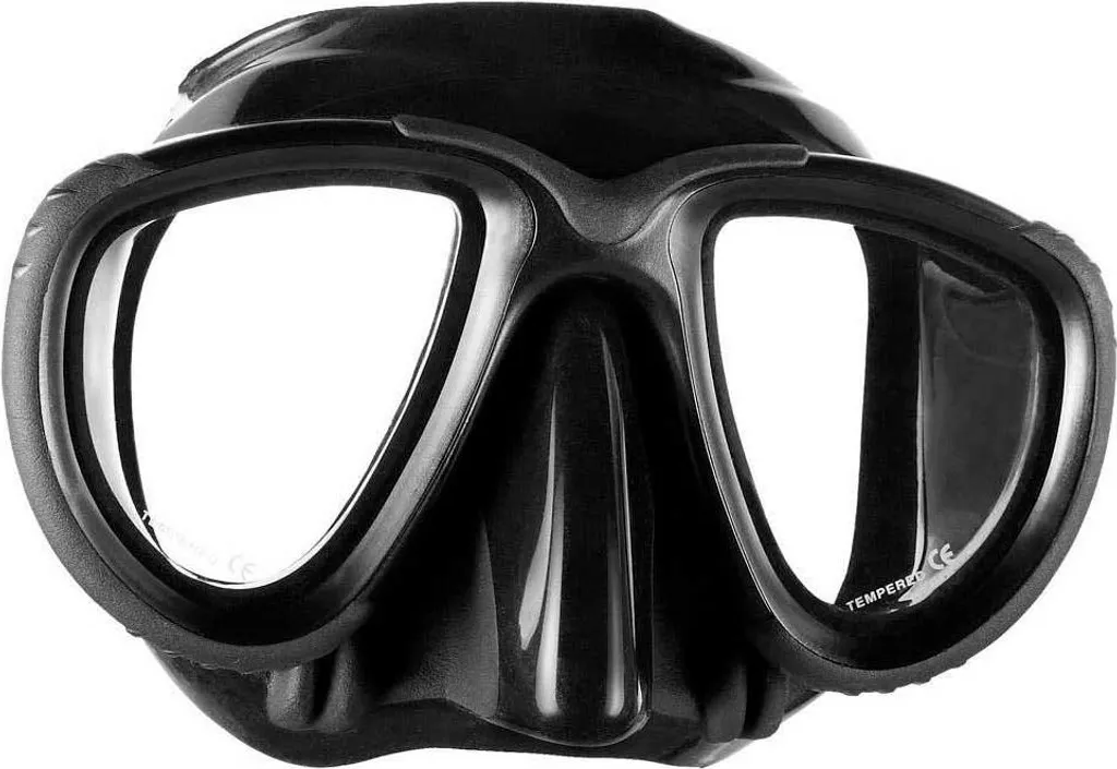 Masque de Plongée Apnée Mares Tana Noir - Jupe Ergonomique et Large Vue