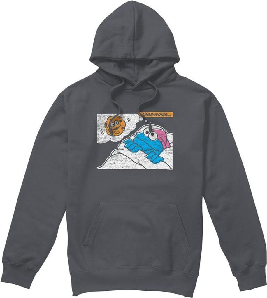 Sesame Street - "Meanwhile" Kapuzenpullover für Herren/Damen Uni TV21180 (L) (Holzkohle)