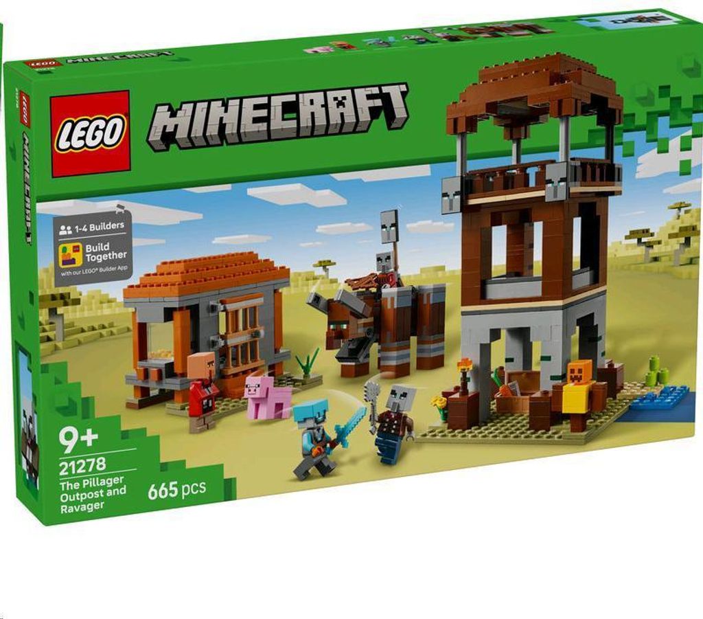 LEGO® Minecraft® Ein Verwüster am Plünderer-Außenposten Produktbild 