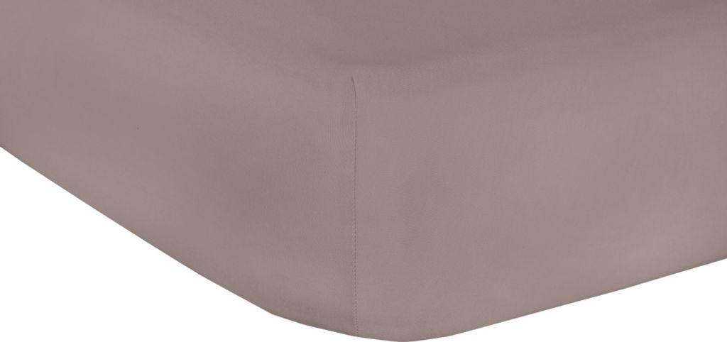 Mr.Sandman Elasthan Classic Spannbetttuch Schoko Größe 120-130x200-220cm