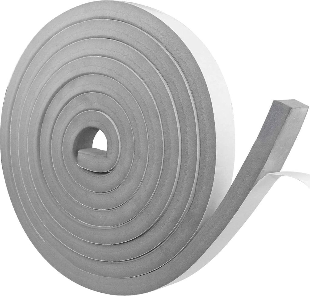 Selbstklebendes Dichtungsband - 25 mm x 10 mm - Wasserdicht, Schallisolierung und Wetterbeständig - 5 m