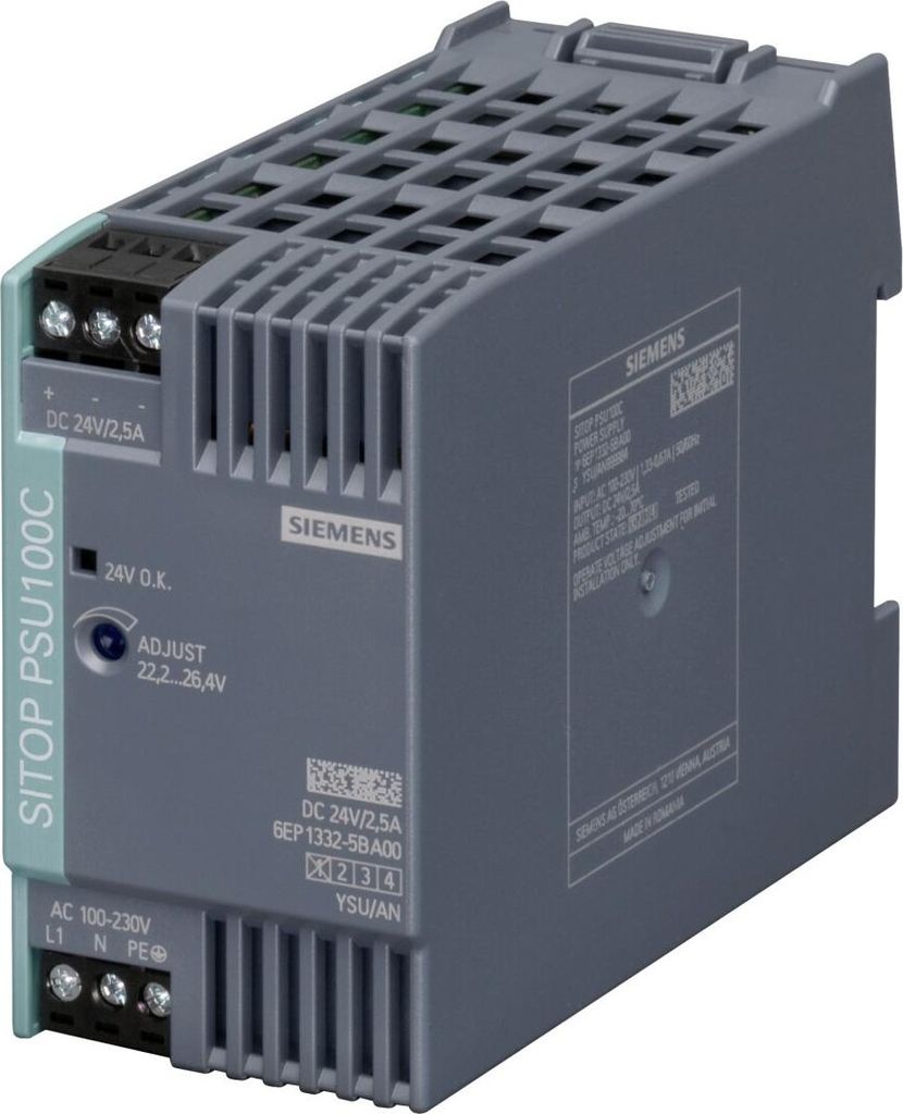 Siemens NETZTEIL PSU100C 24 V/2,5 A (SITOP PSU100C)