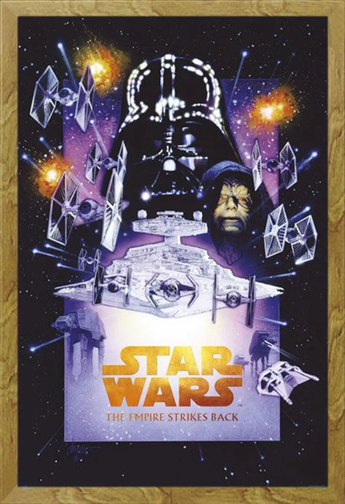 Regalo Star Wars Poster Impero con Cornice Shinsuke Quercia