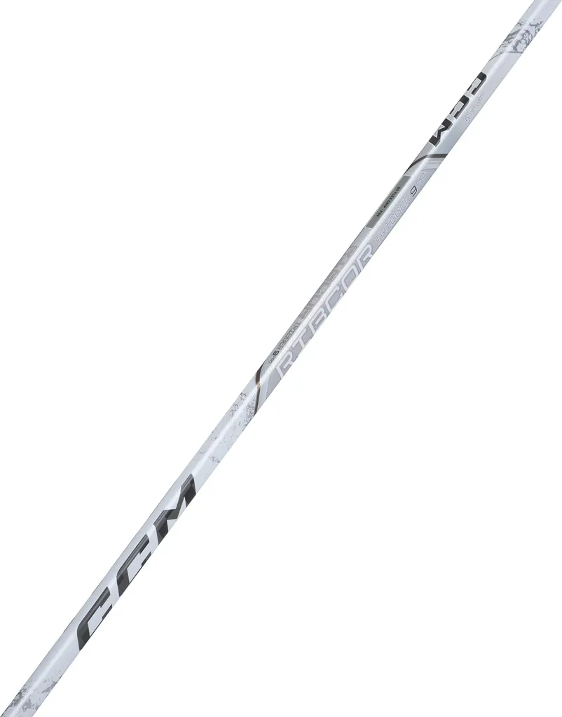 CCM Trigger 9 Pro Junior 40 Flex Blanche P29 Droite 51" Low Kick Point - 4