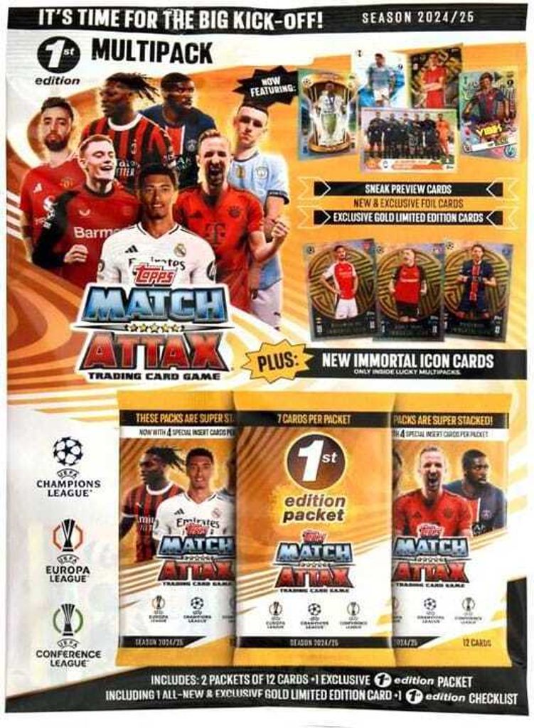 UEFA Club Competitions Match Attax TCG Saison 2024/25 1st Produktbild 