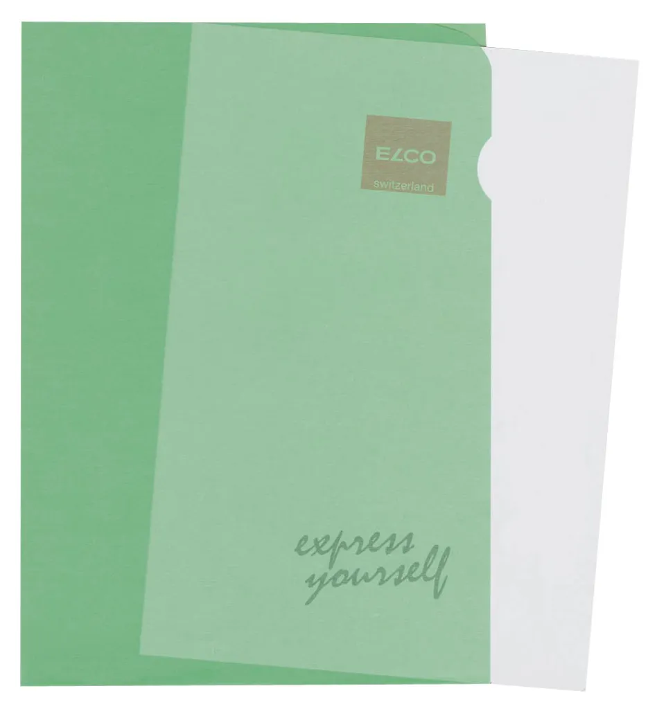 Porte-documents médical ELCO vert pour transporter vos ordonnances
