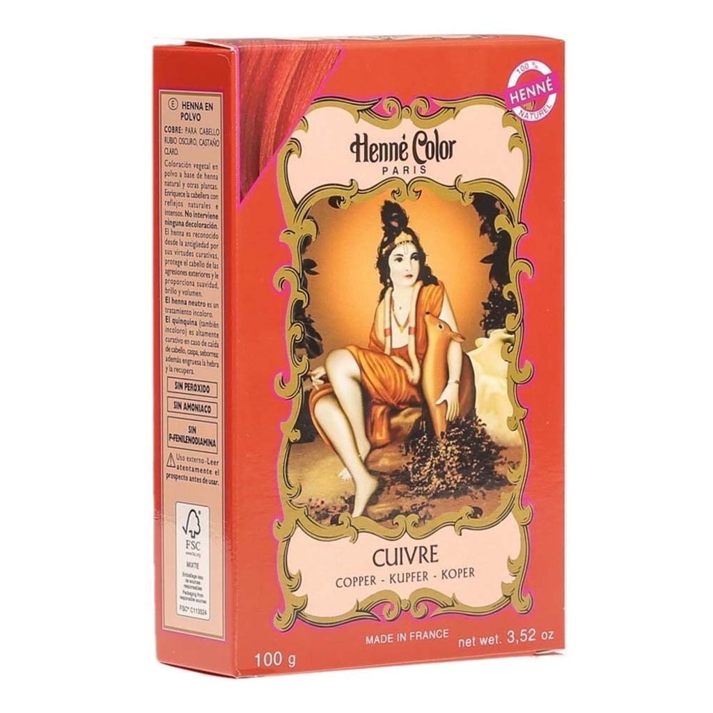 Henna Color 100g Naturhaarfärbemittel Hennè Pulver Pflanzen Haar Farbe Öko NEU Kupfer