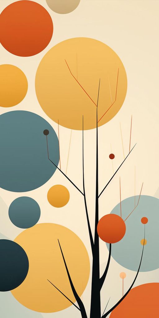 Plakat 50x100cm Harmonie der Herbstfarben