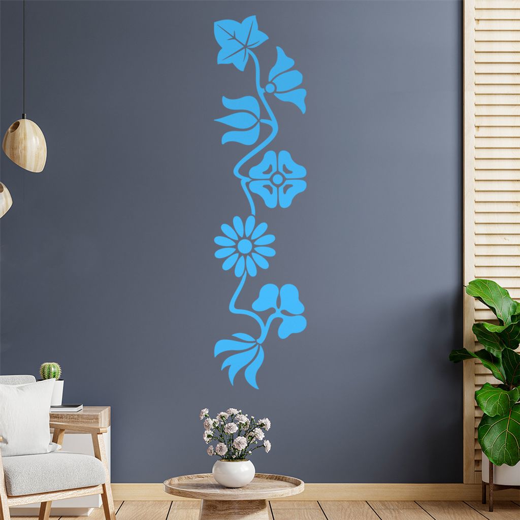 Kleeblatter - Blätter - Ahorn Wandtattoo in 6 Größen - Wandaufkleber Wall Sticker - Dekoration, Küche, Wohnzimmer, Schlafzimmer, Badezimmer