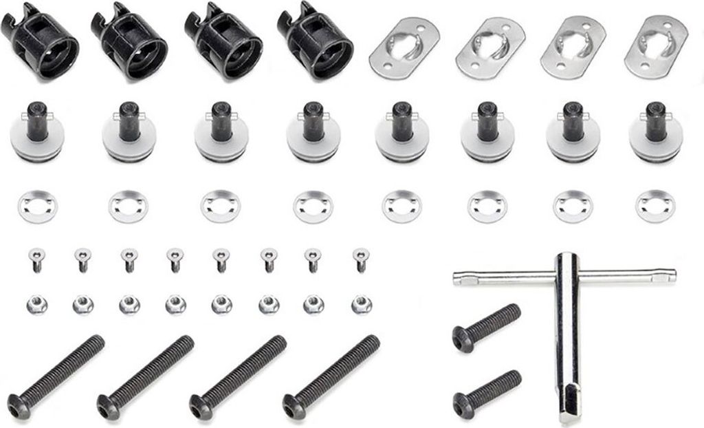 Givi 12rkit Schnellverschluss-adapter Für Seitenkoffer Silber Silber One Size