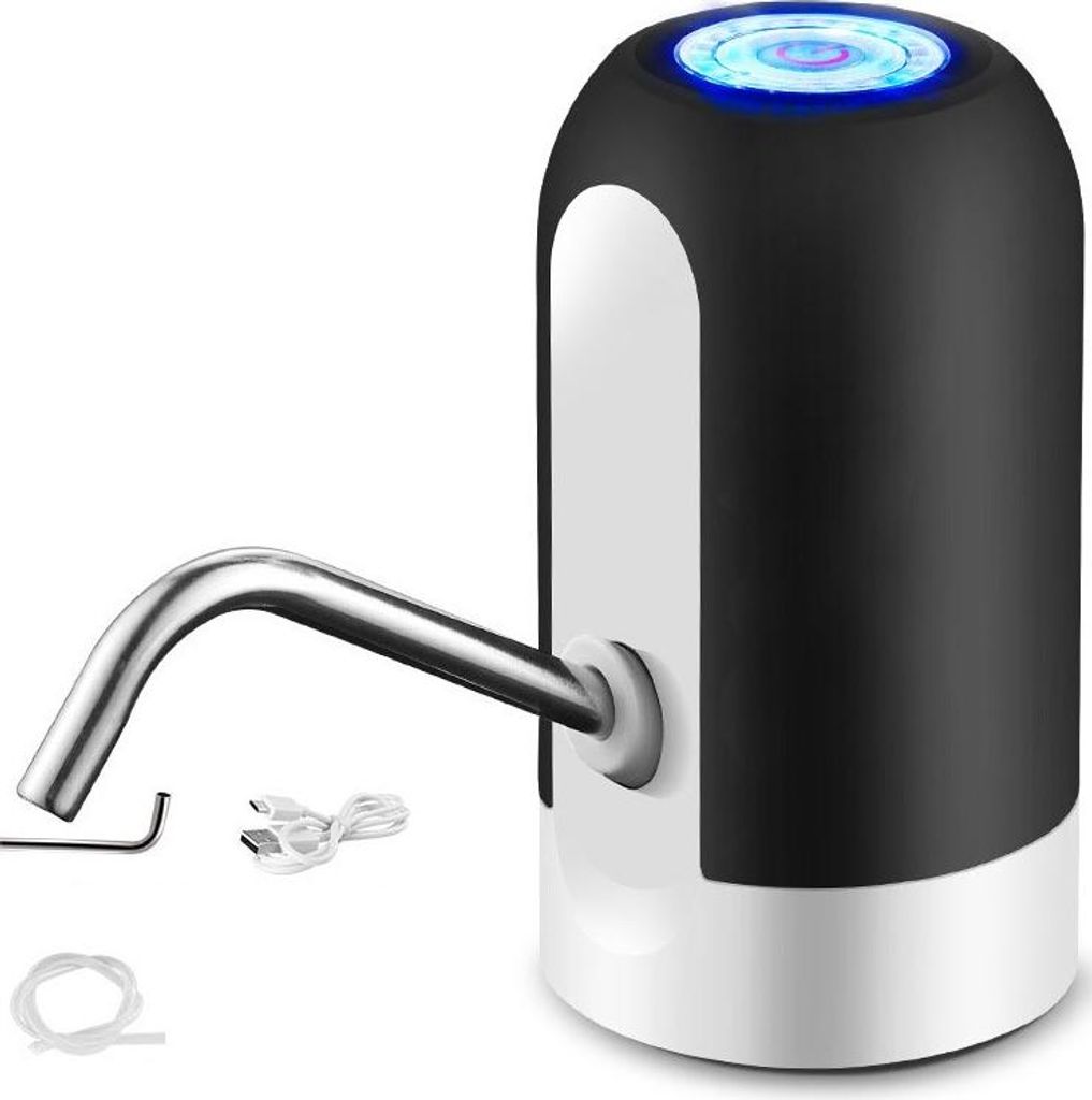 INF Elektrische Wasserpumpe - USB Aufladbar, Automatisch für Flaschen