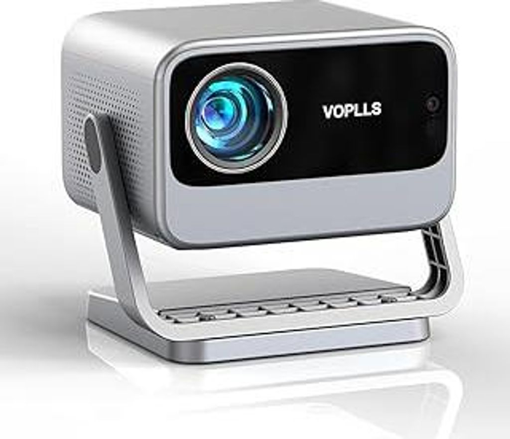 Smart Beamer?Offiziell Lizenzierter APP & Dolby Audio? VOPLLS Autofokus/Trapezkorrektur 28000 Lumen Beamer 4K Unterstützt, WiFi6 Bluetooth Full HD...