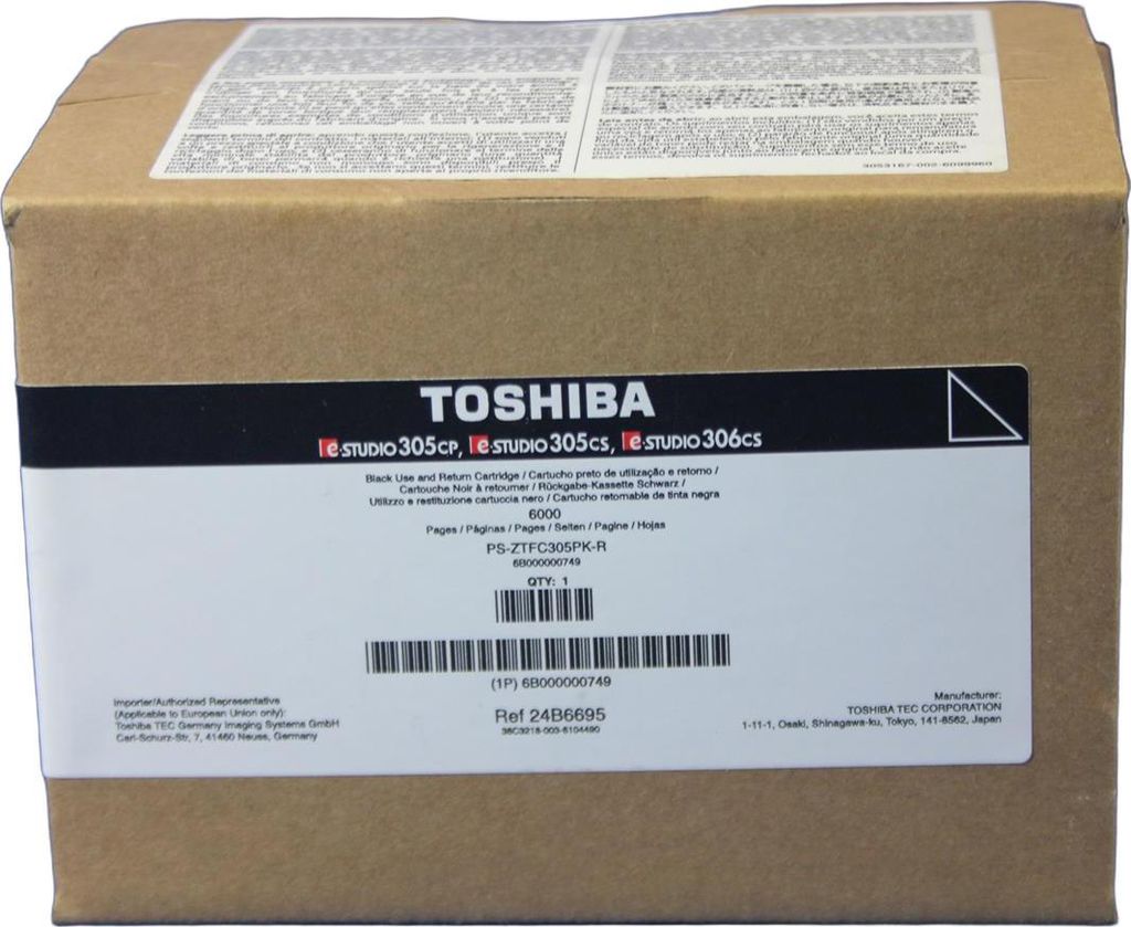 Toshiba 24B6695 6B000000749 Toner Black T-305PK-R -A