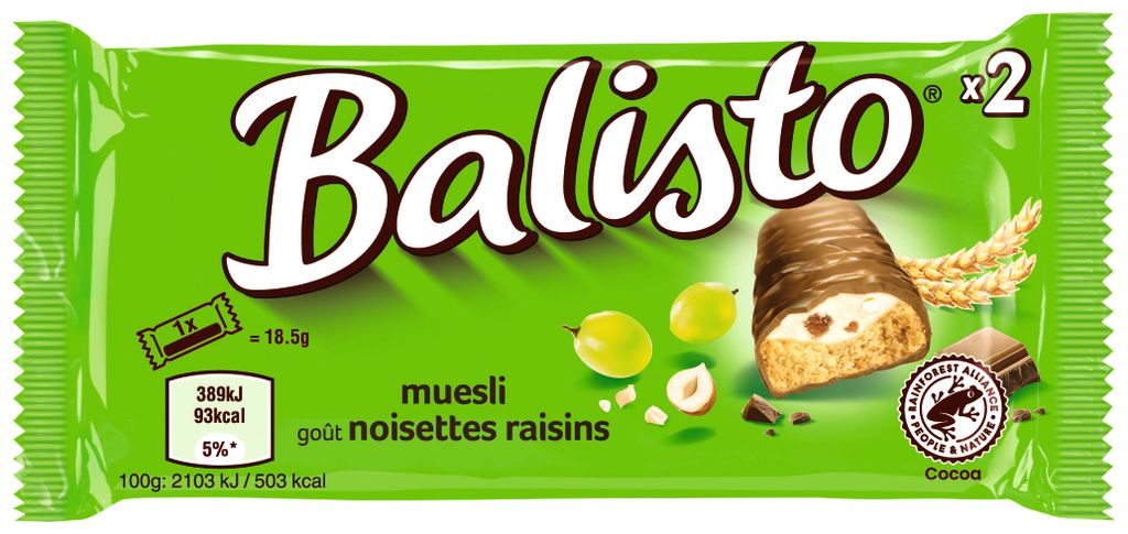 BALISTO - CANDY BALISTO MUELI BAR 37GR | Upoot a 20 Stück x Produktbild 