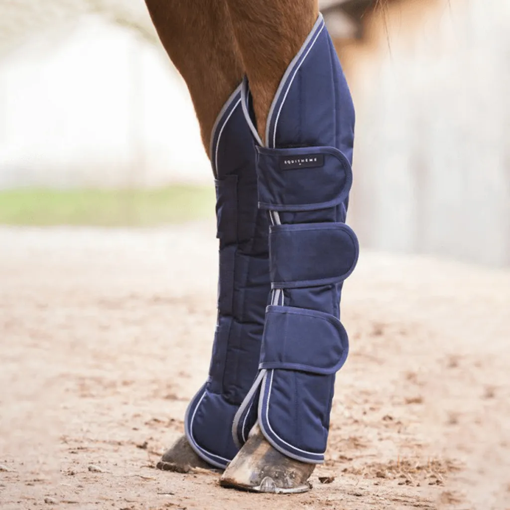 Protections de transport pour cheval Sang-chaud Equithème Tyrex 600 Deniers