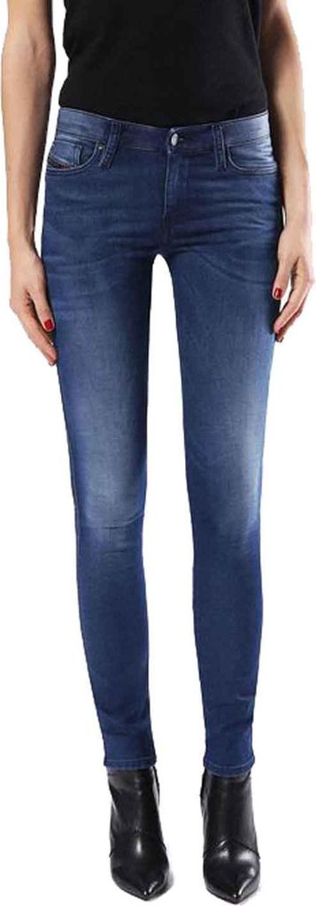 Diesel Skinzee-NE 0674G Damen Jeans Hose Joggjeans Sweat