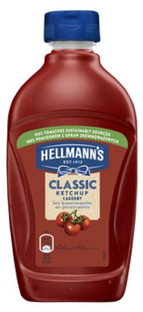 Hellmann's Ketchup Łagodny 485g Zdjęcie produktu 