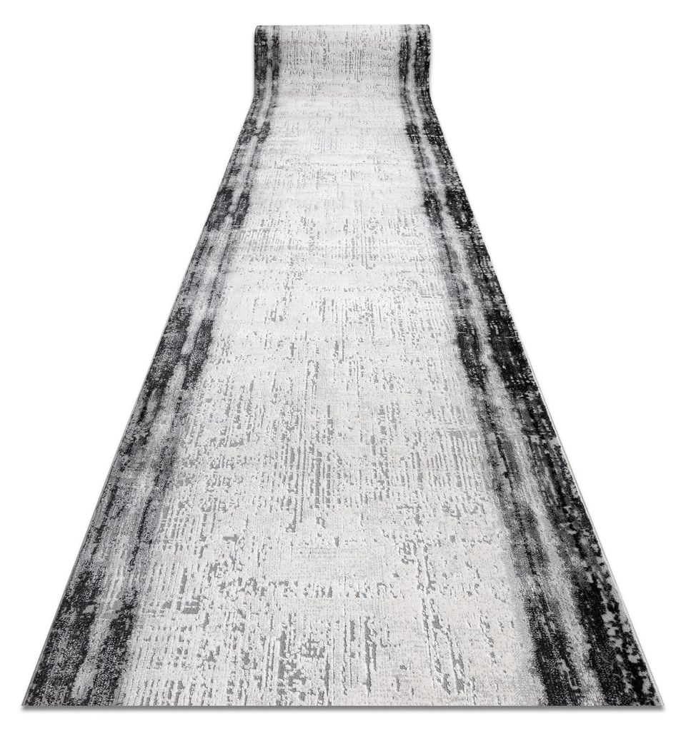 Tapis de couloir TULS 51235 moderne, anthracite 100 cm gris Image du produit 
